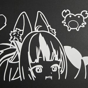 Sameko Saba Peeker Decal