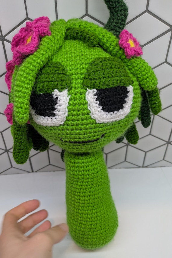 Vineria Green Sprunki Crochet Doll Pattern - Etsy