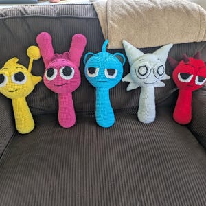Sprunki Group Doll Crochet Pattern