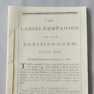 The Ladies Companion for the Dressing-Room (Chapter XVIII)