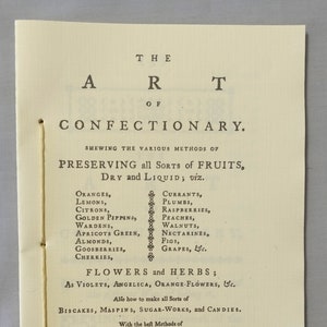 The Art of Confectionary