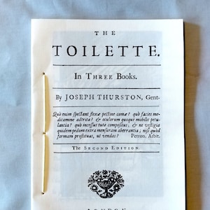 The Toilette, In Three Books