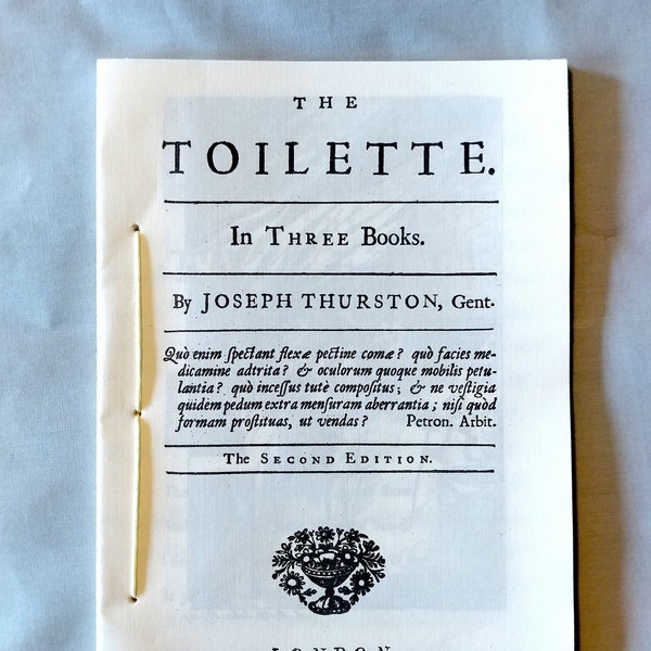 The Toilette, In Three Books