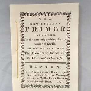 The New England Primer image 1