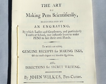 The Art of Making Pens Scientifically