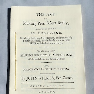 The Art of Making Pens Scientifically