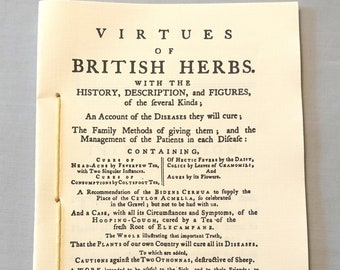 Virtues of British Herbs