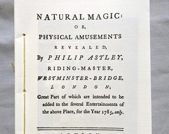 Natural Magic or, Physical Amusements Revealed