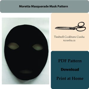 Moretta Masquerade Mask Pattern