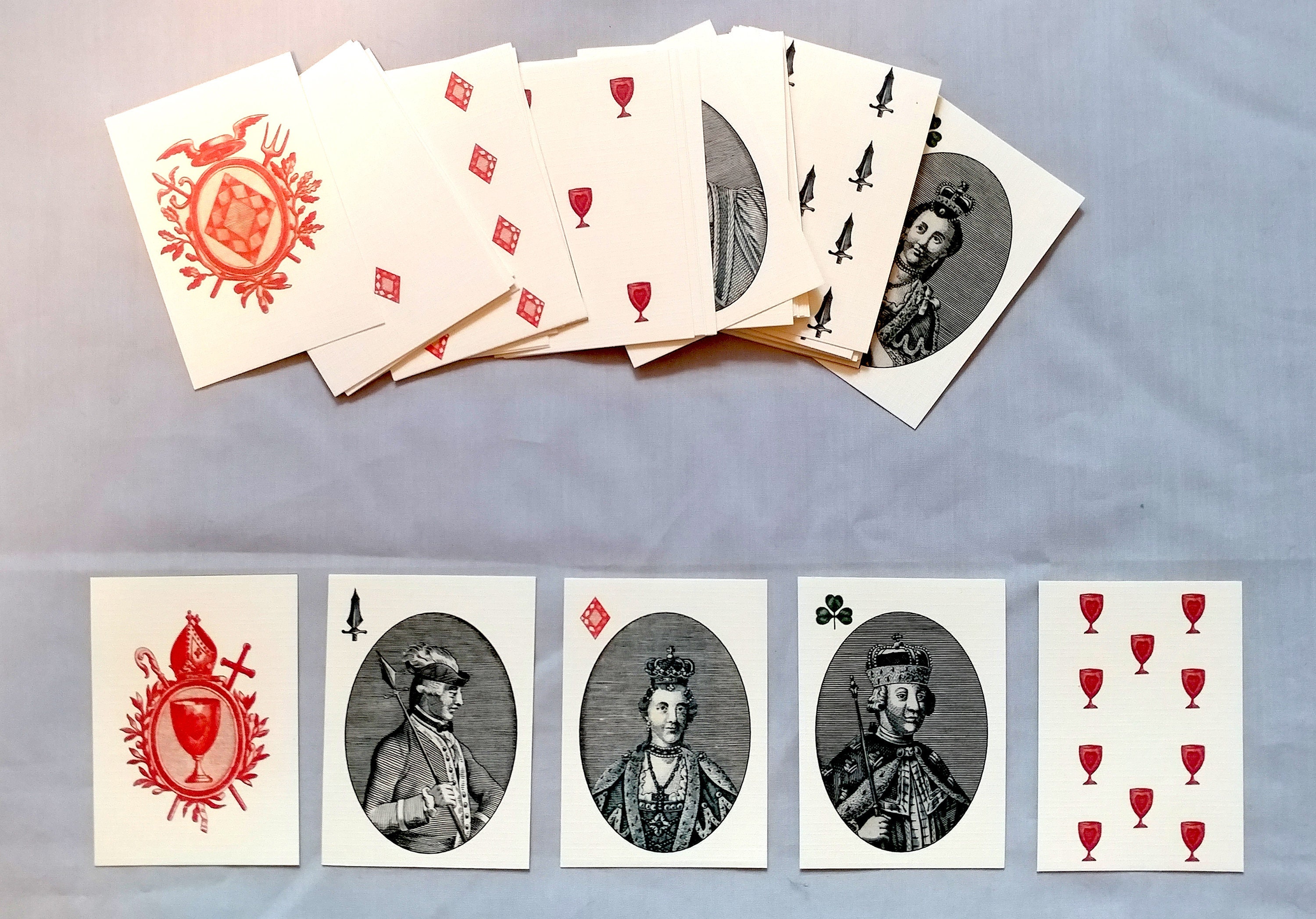 18th Century - 1770s Playing Cards - Etsy
