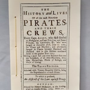 The History and Lives Of all the most Notorious Pirates and Their Crews