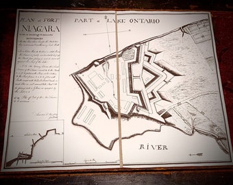 Map of Fort Niagara - 1761