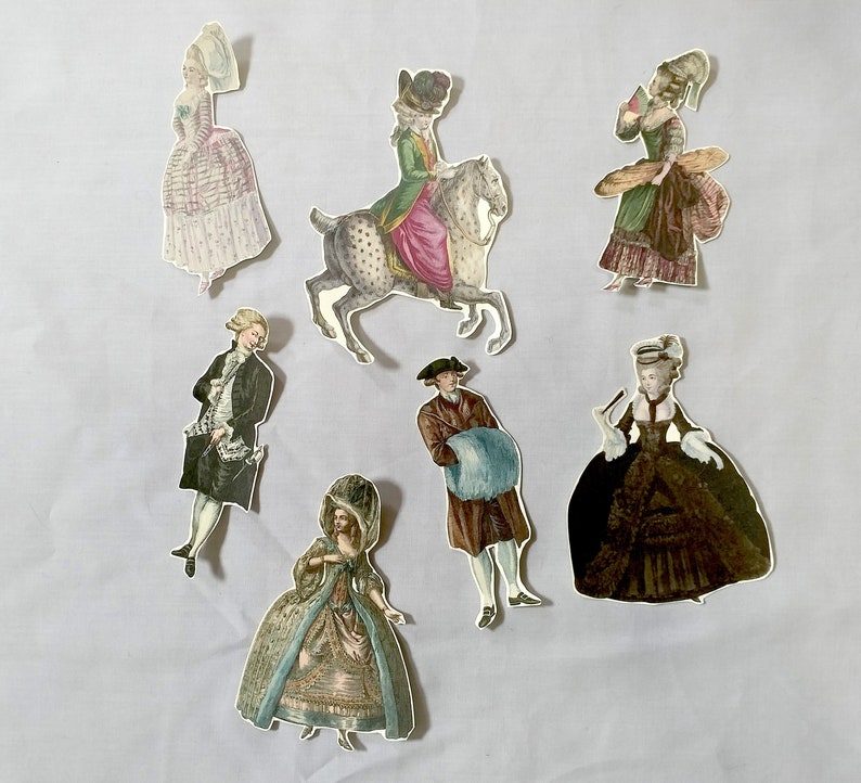 18th Century Paper Dolls image 1