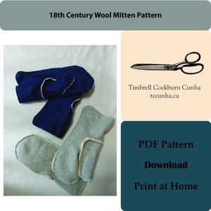 18th Century Wool Mitten Pattern