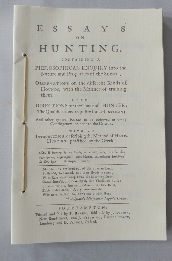 hunting essay