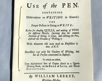 A Discourse on the Use of the Pen