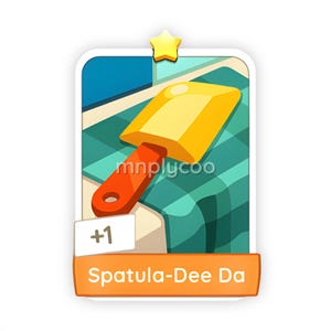 Spatula Dee Da 1 Stars Set 3 – Monopoly GO Sticker