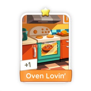 Oven Lovin 1 Stars Set 3 – Monopoly GO Sticker