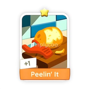 Peelin It 1 Stars Set 3 – Monopoly GO Sticker