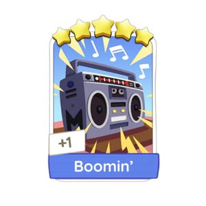 Boomin 5 Stars Set 19 – Monopoly GO Sticker – Summer Escape – Instant Delivery 5 Mins