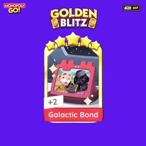 ギャラクティック・ボンド・ゴールデンブリッツ - セット18 モノポリーGoステッカー - 5つ星カード - 6月22日限定フラッシュセール - 在庫僅少 - 即発送