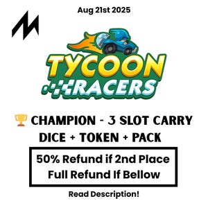 RoadTrip Racers Full Carry – Monopoly GO Event Service (Aug 21, 2025) | Guaranteed Champion Rank