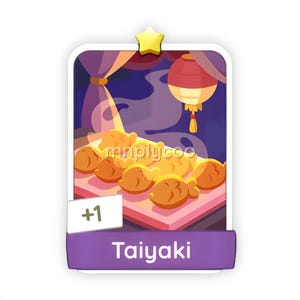 Taiyaki 1 Stars Set 5 – Monopoly GO Sticker