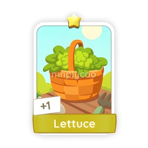 Lettuce 1 Stars Set 6 – Monopoly GO Sticker