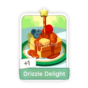 Drizzle Delight 1 Stars Set 2 – Monopoly GO Sticker