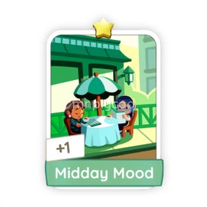 Midday Mood 1 Stars Set 2 – Monopoly GO Sticker