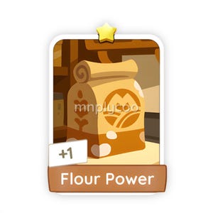 Flour Power 1 Stars Set 7 – Monopoly GO Sticker