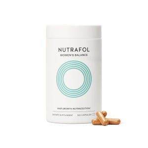 Nutrafol Women's Balance Hair Wellness Supplement Supports Thiner Fuller Looking Hair 120 Counts