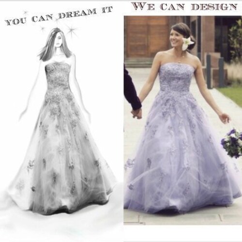 Customm Wedding Dress Design Your Own 