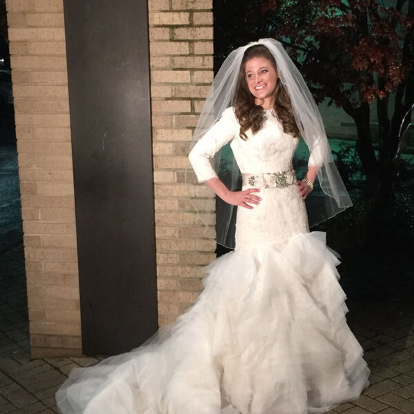 Modest Wedding Dress Etsy