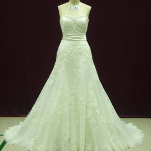 Sexy Wedding Dress With French Lace Trumpet Fit and Flair Style Custom ...