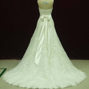 Sexy Wedding Dress with French Lace Trumpet Fit and Flair Style Custom Made by Award Winning Wedding Dress Fantasy image 3