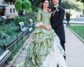 Marie Antoinette Wedding Dress, Victorian Wedding Dress, Steampunk Wedding Dress