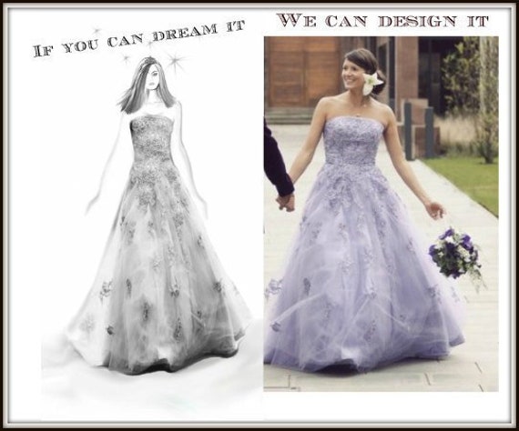 design your own wedding dress