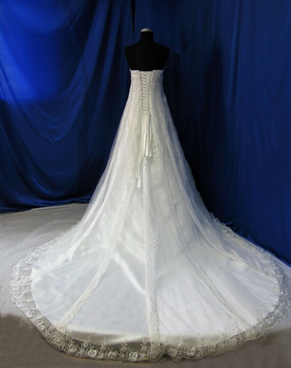 Gorgeous Plus Size Wedding Dress Empire Waist Wedding Dress Etsy