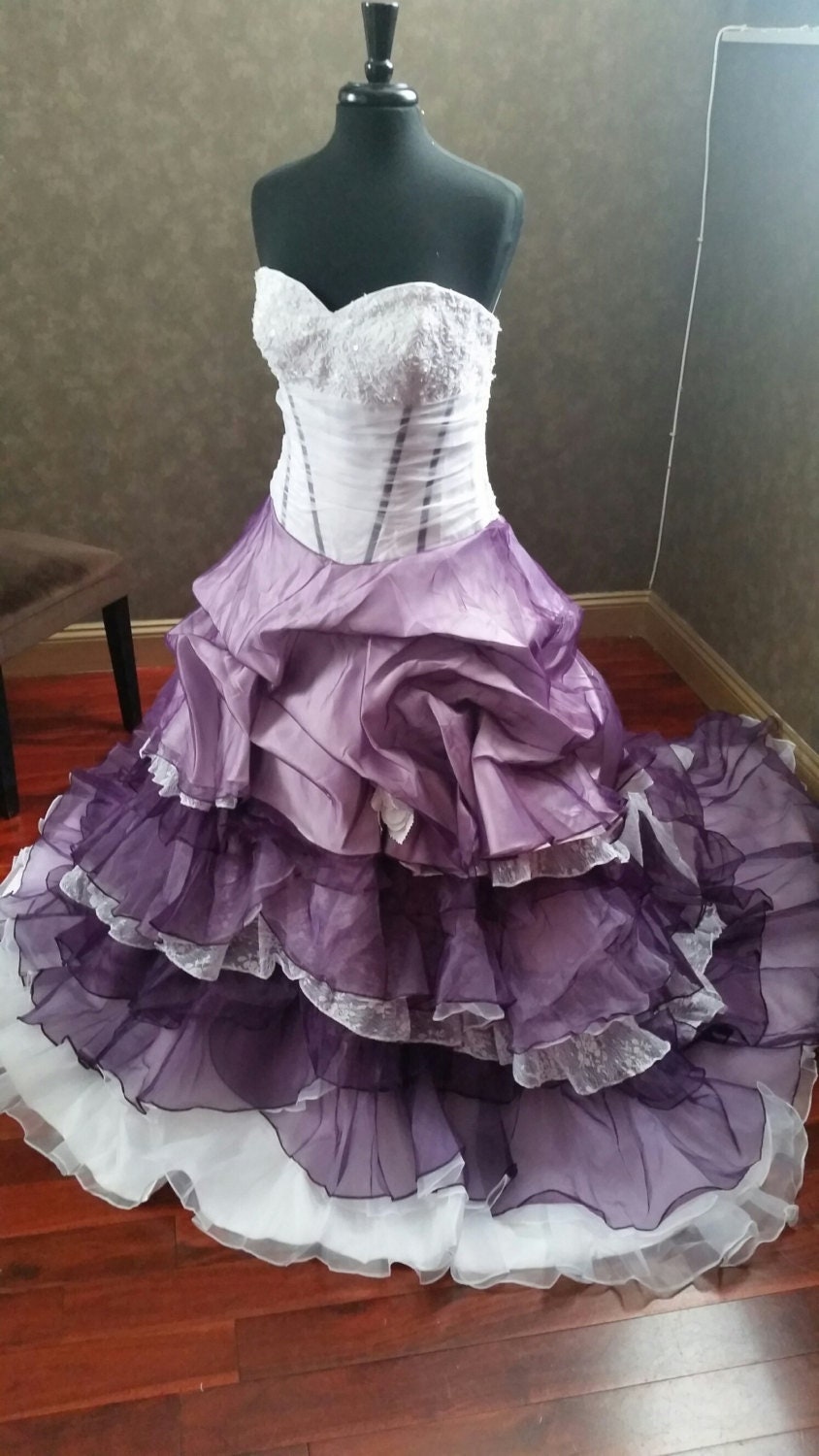 35 Swoon-worthy Purple Wedding Dress Designs We're Loving | Purple wedding  dress, Lavender prom dresses, Gowns