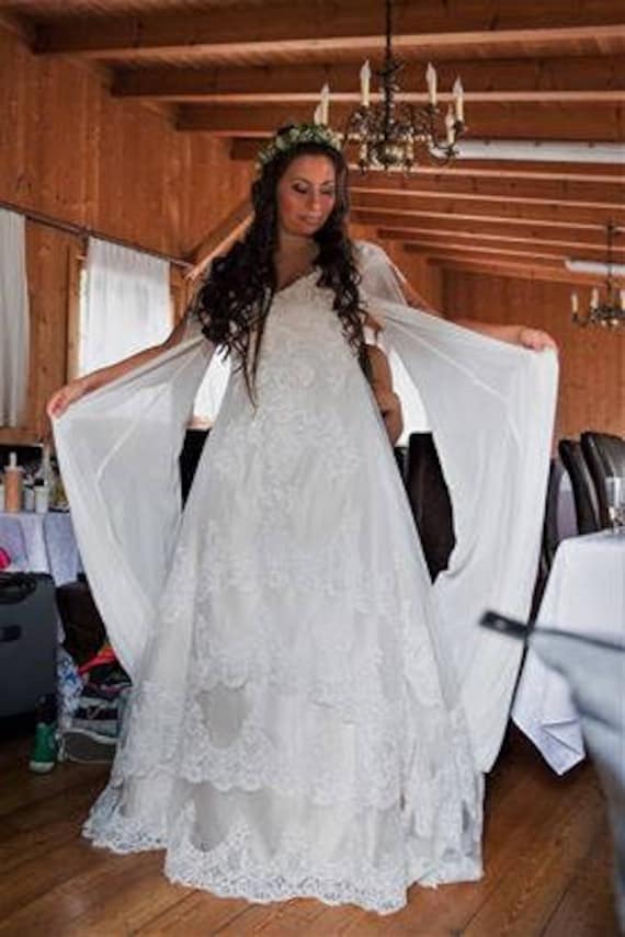 celtic inspired wedding dress