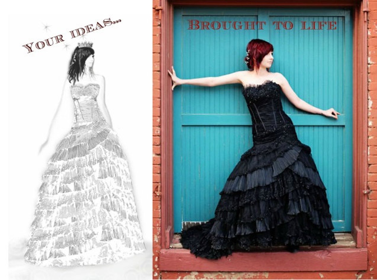 Custom Wedding Dress and Design Your Own Wedding Dress with Etsy