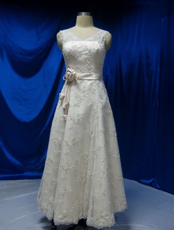 Vintage Inspired Wedding Dress Gown Vintage Wedding Dress | Etsy