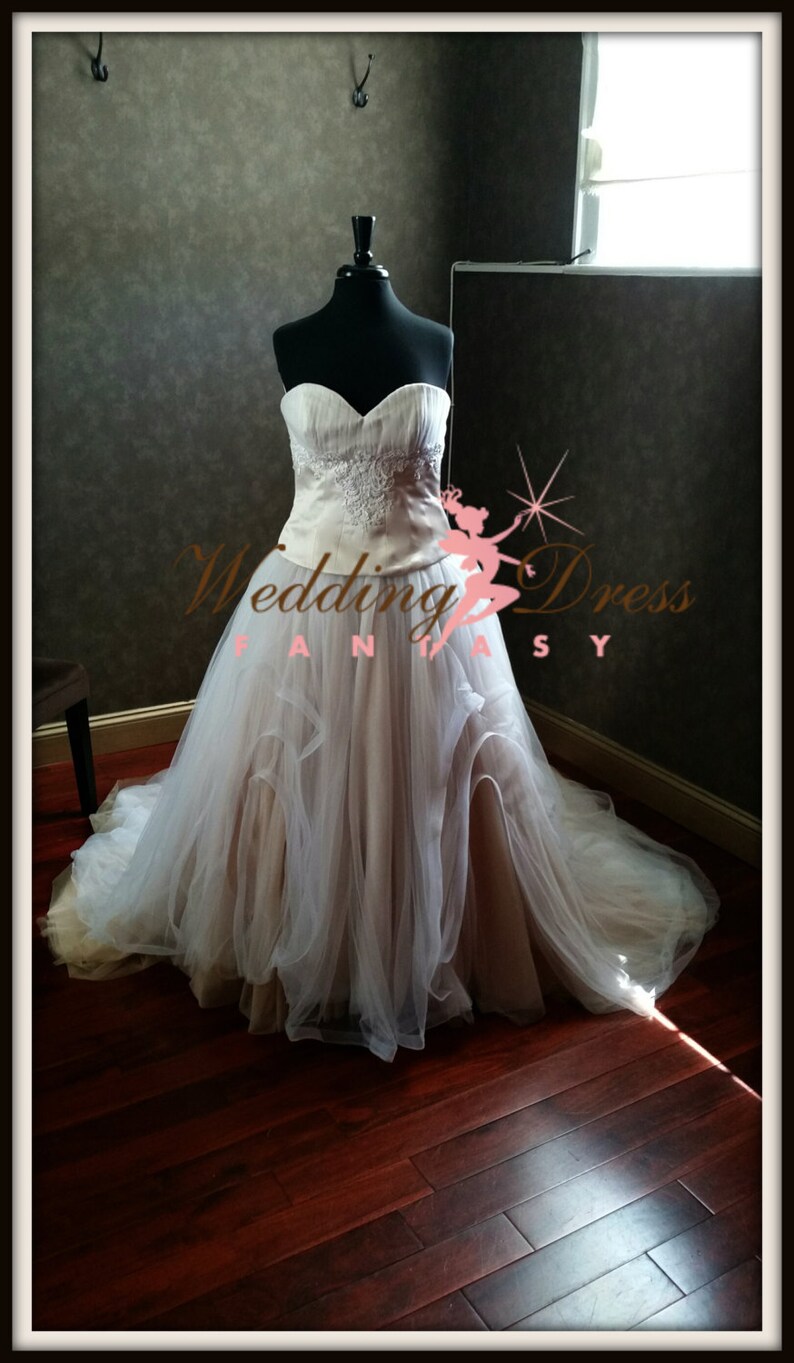 Stunning Cream Wedding Dress With Sweetheart Neckline Etsy