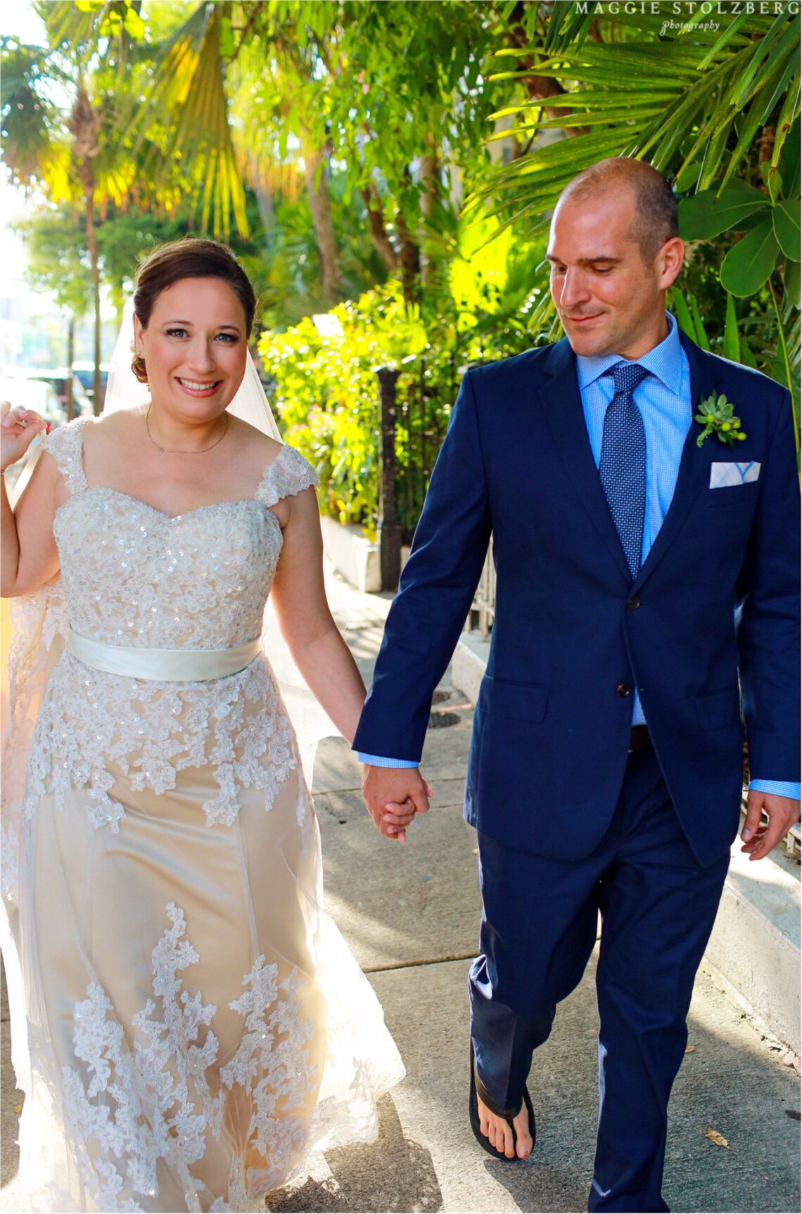 Stunning Champagne Wedding Dress With Ivory Lace, Champagne Wedding