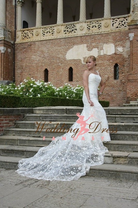 single strap wedding dress