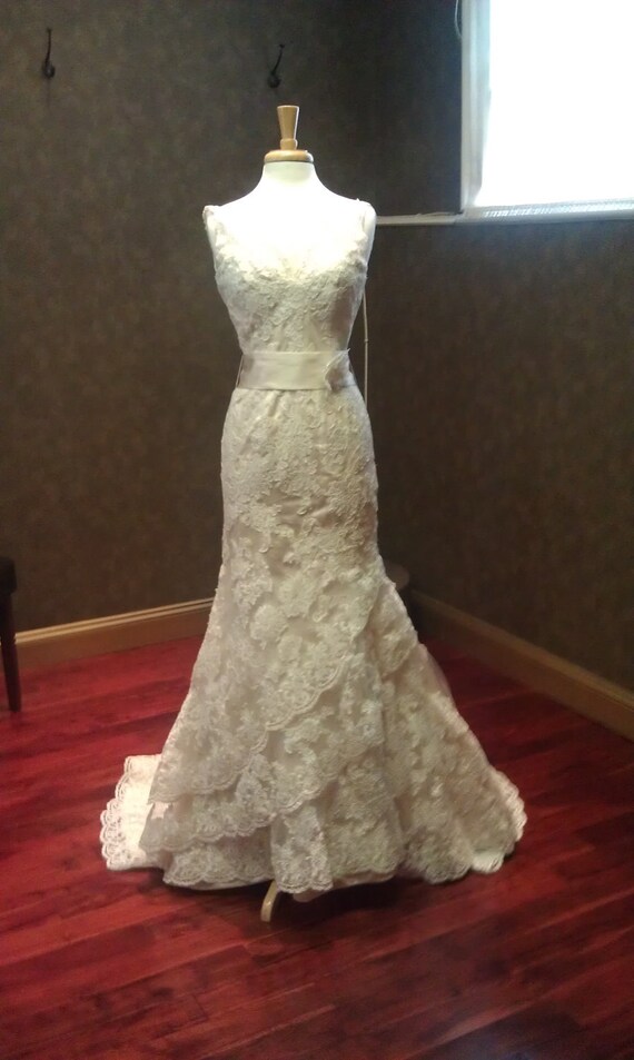 Wedding Dress With French Lace 