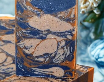 Bar Soap, Handmade Shea Butter Coconut Milk For Him, Smoky Vanilla Woods Soap