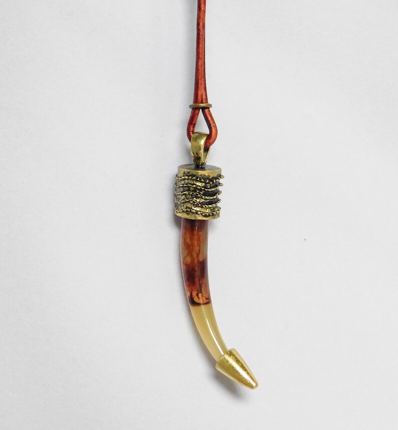Men Necklace Tribal Leather