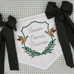 Embroidered Hospital Door Hanger